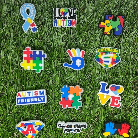 12 Autism Awareness Croc Charms…Bundle to save even more:) - Picture 1 of 1